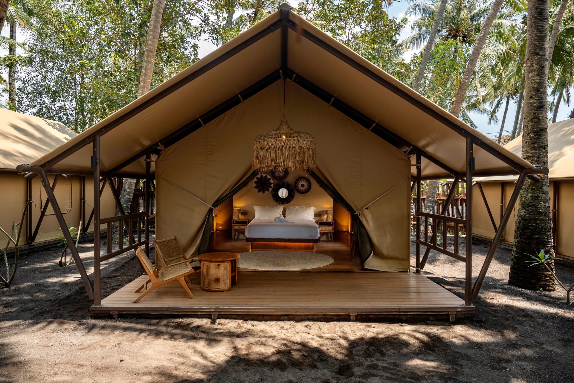 VELA tent interior